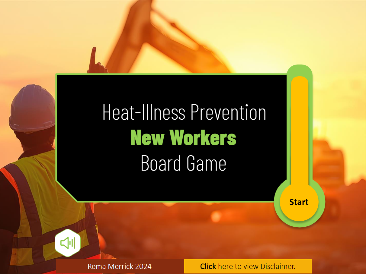 Title page of Heat Illness Prevention eLearning module.